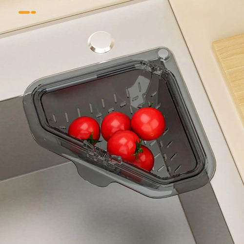 Koszyk Filtrujący do Zlewu – Trójkątny Organizer Kuchenny