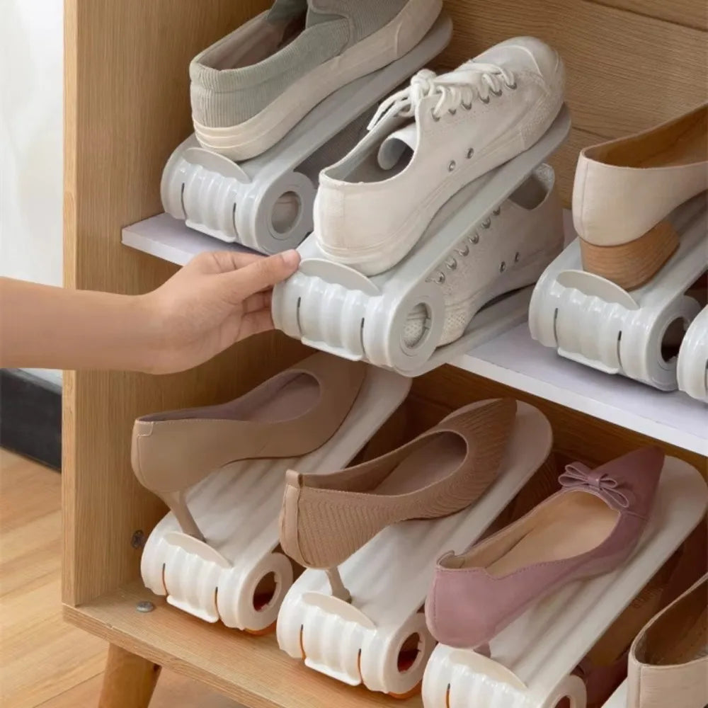 Organizer na Buty – Podwójna Półka Oszczędzająca Miejsce