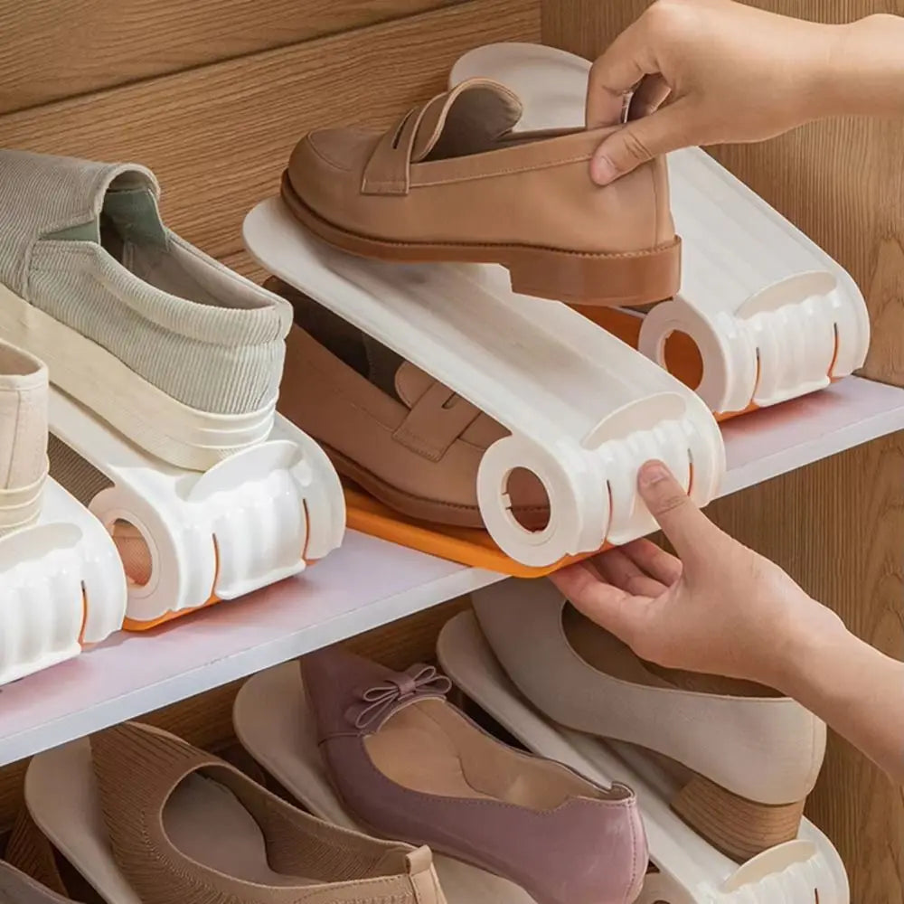 Organizer na Buty – Podwójna Półka Oszczędzająca Miejsce